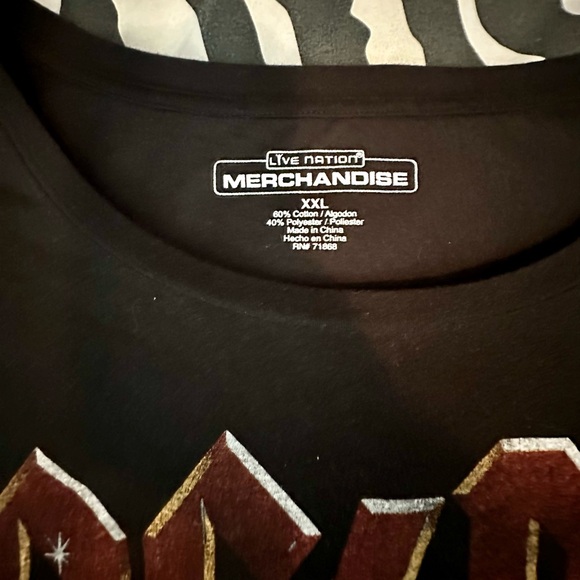 AC/DC Oversized Crop T-Shirt XXL - Picture 3 of 3